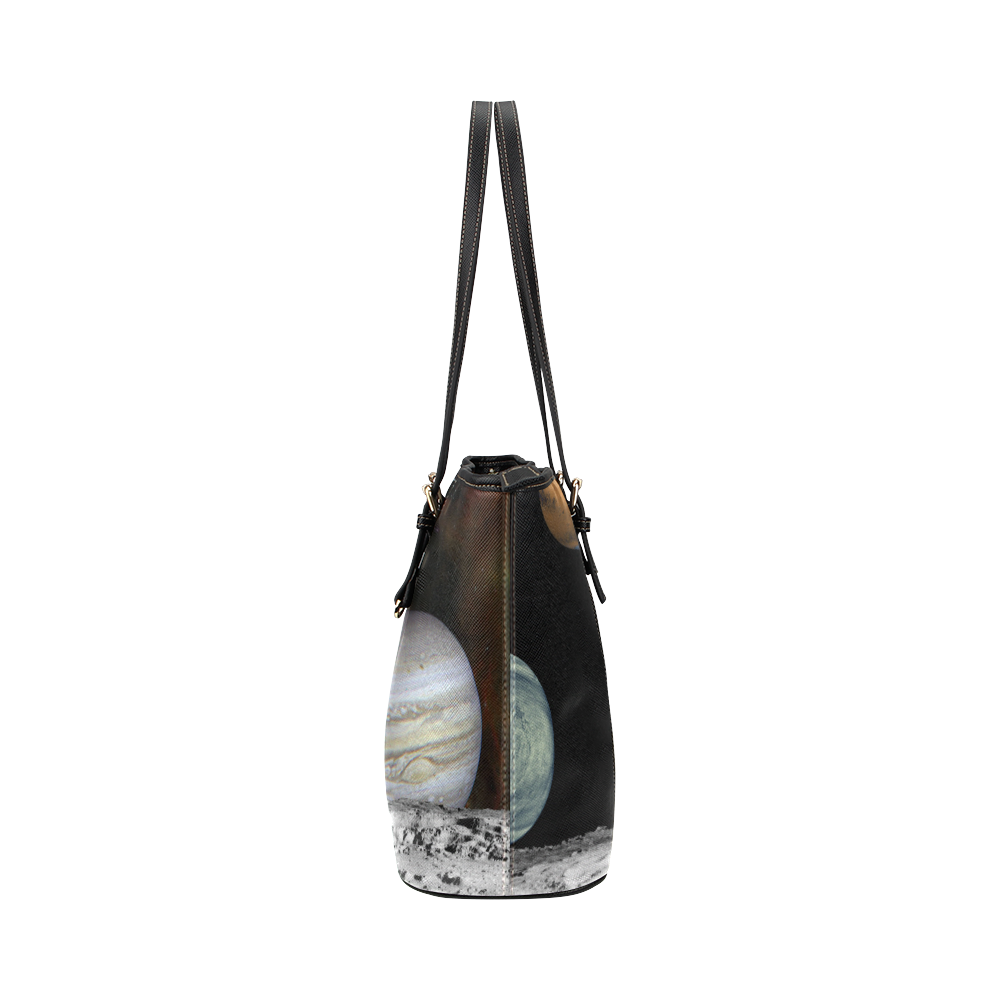 Planet20161103 Leather Tote Bag/Large (Model 1651)