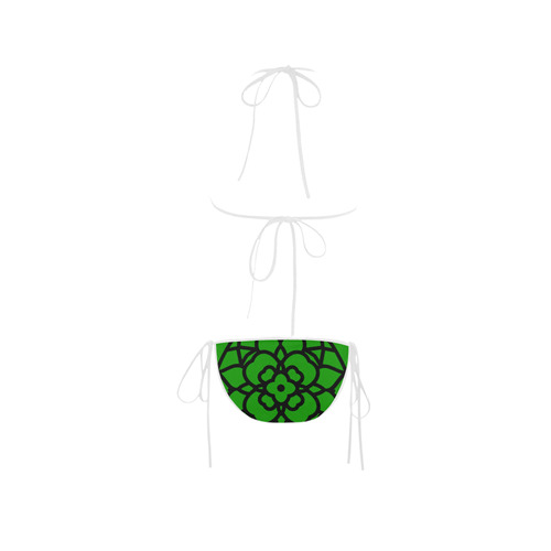 New bikini arrival in designers shop with hand-drawn Mandala art. Green editon. Folk fashion 2016 Custom Bikini Swimsuit