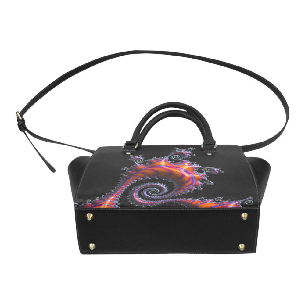 Rock Candy Spiral Classic Shoulder Handbag (Model 1653)
