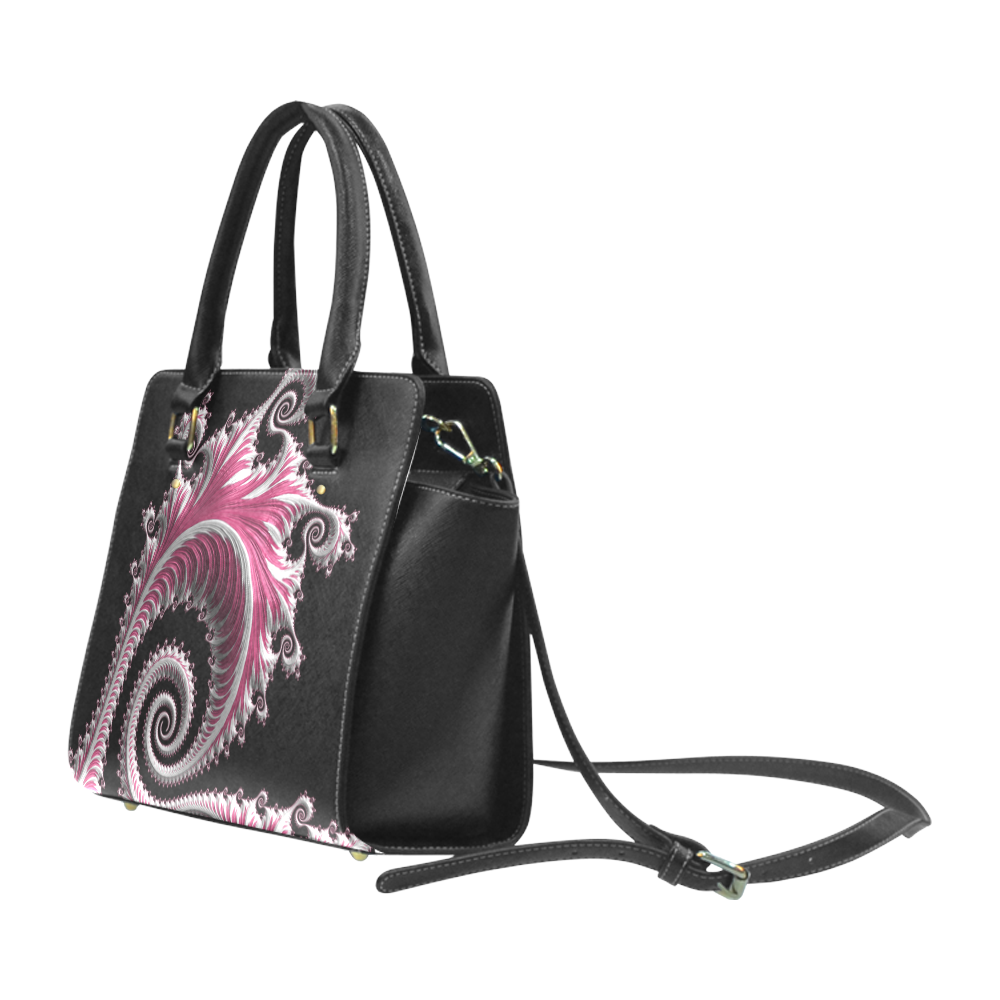 Candyfloss Spirals Classic Shoulder Handbag (Model 1653)