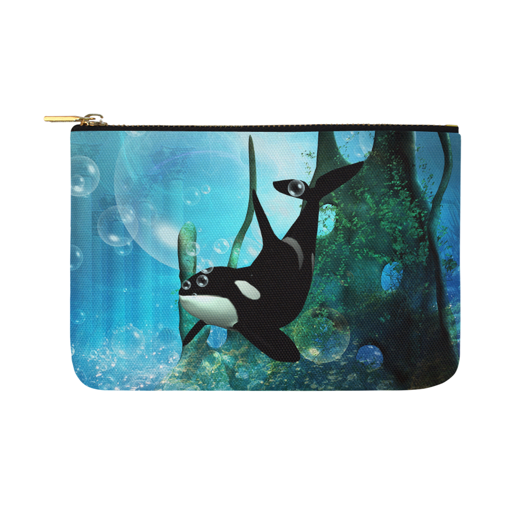 Awesome orca Carry-All Pouch 12.5''x8.5''