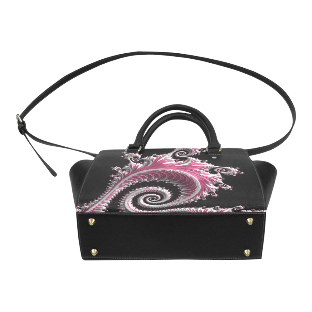 Candyfloss Spirals Classic Shoulder Handbag (Model 1653)