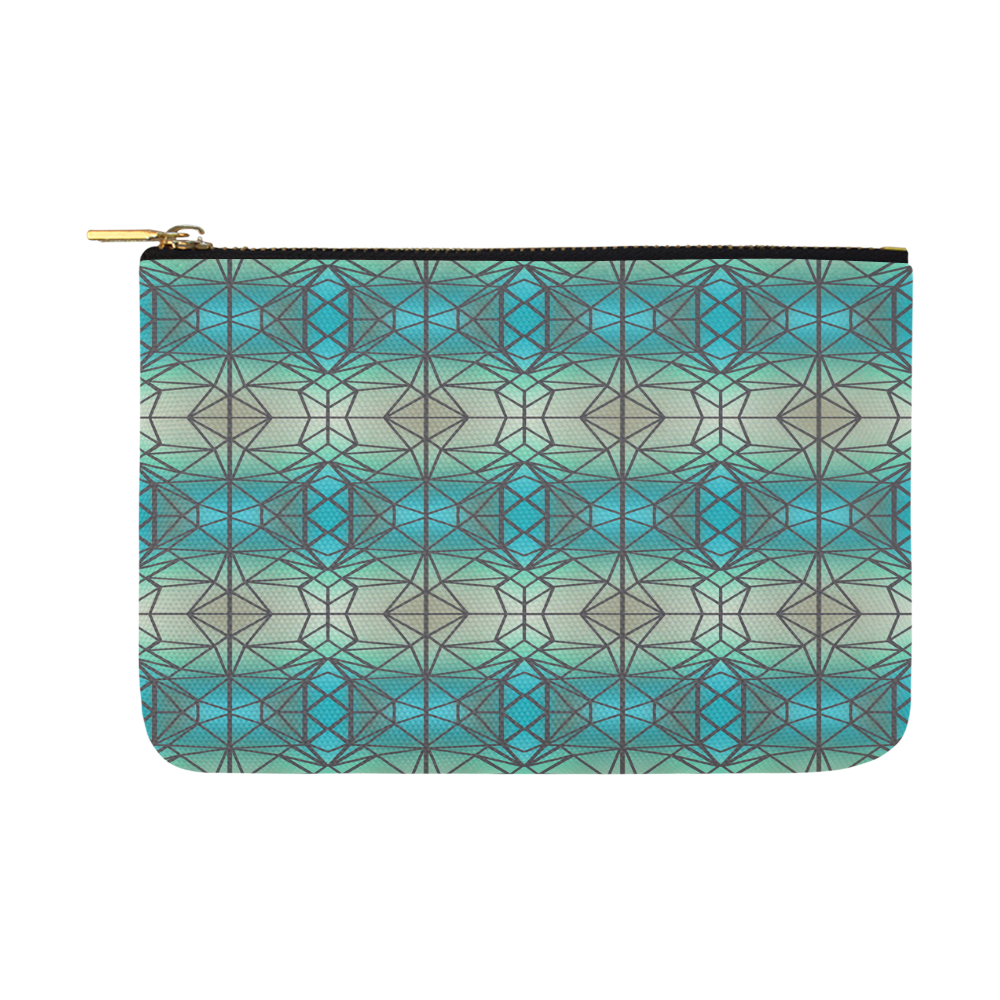 Stained glass pattern Carry-All Pouch 12.5''x8.5''