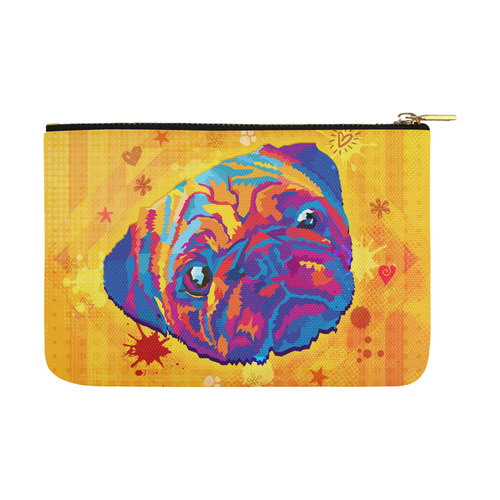 pop art pug Carry-All Pouch 12.5''x8.5''