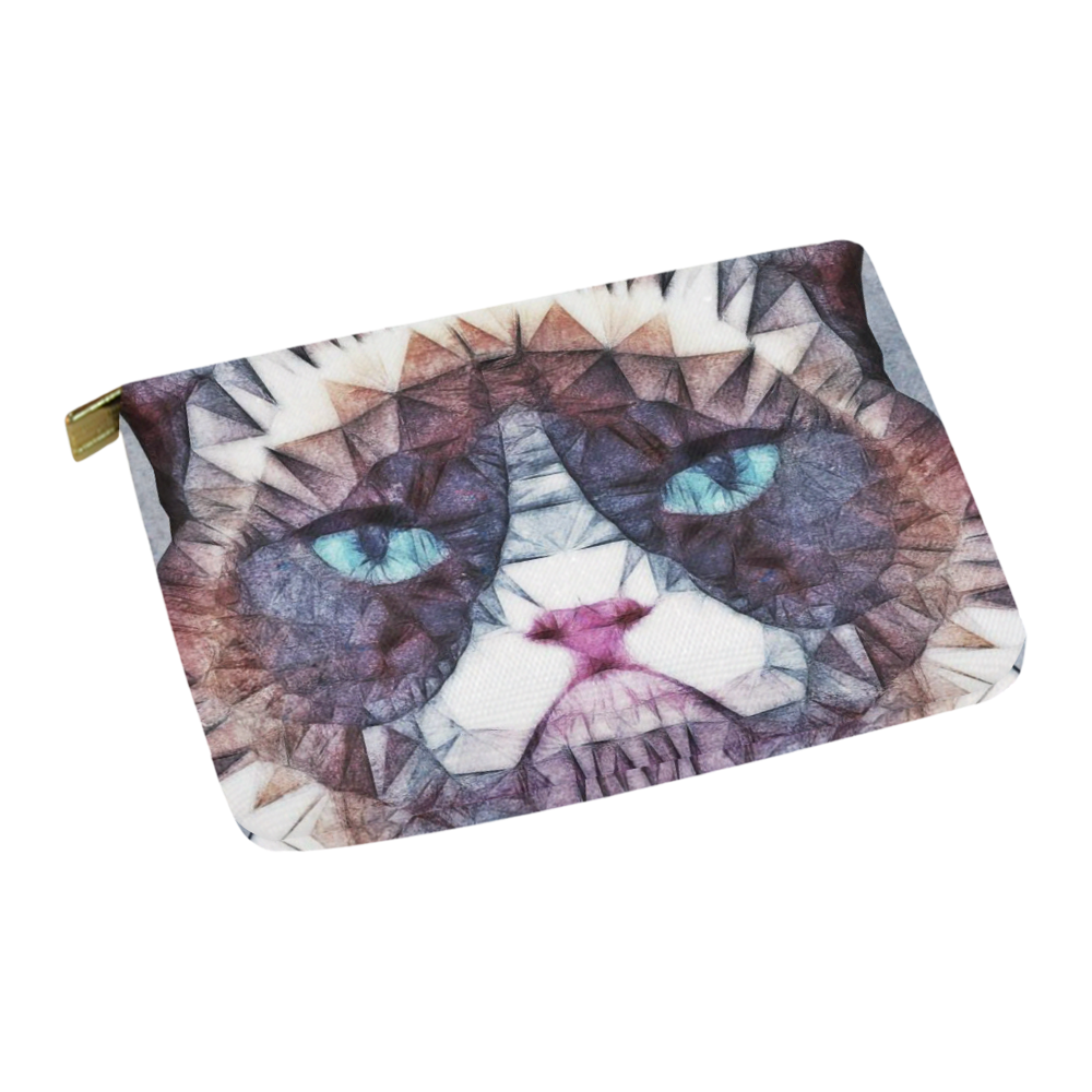 grouchy cat Carry-All Pouch 12.5''x8.5''