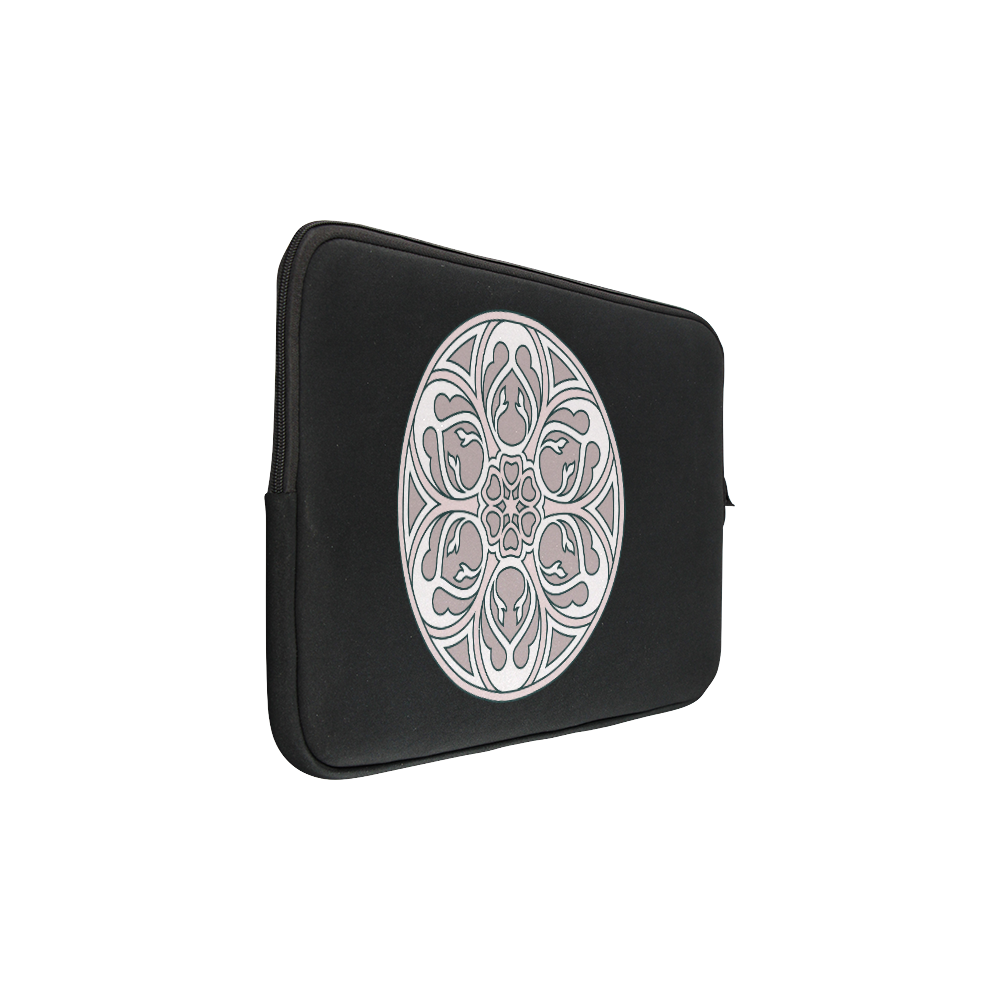 Luxury designers Laptop bag edition with mandala art. Collection 2016 Macbook Pro 17''