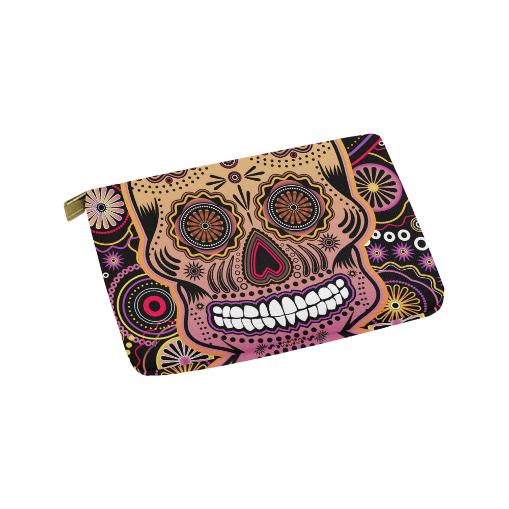 candy sugar skull Carry-All Pouch 9.5''x6''