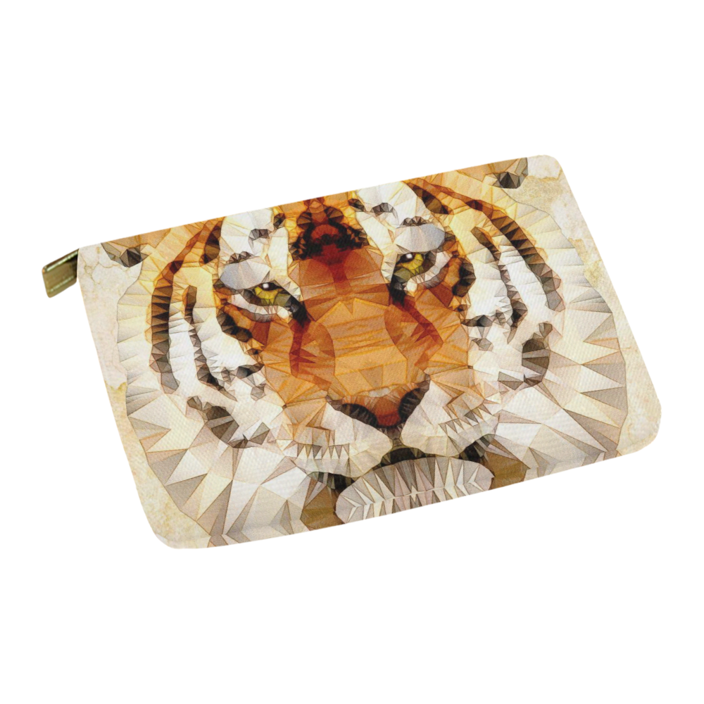abstract tiger Carry-All Pouch 12.5''x8.5''