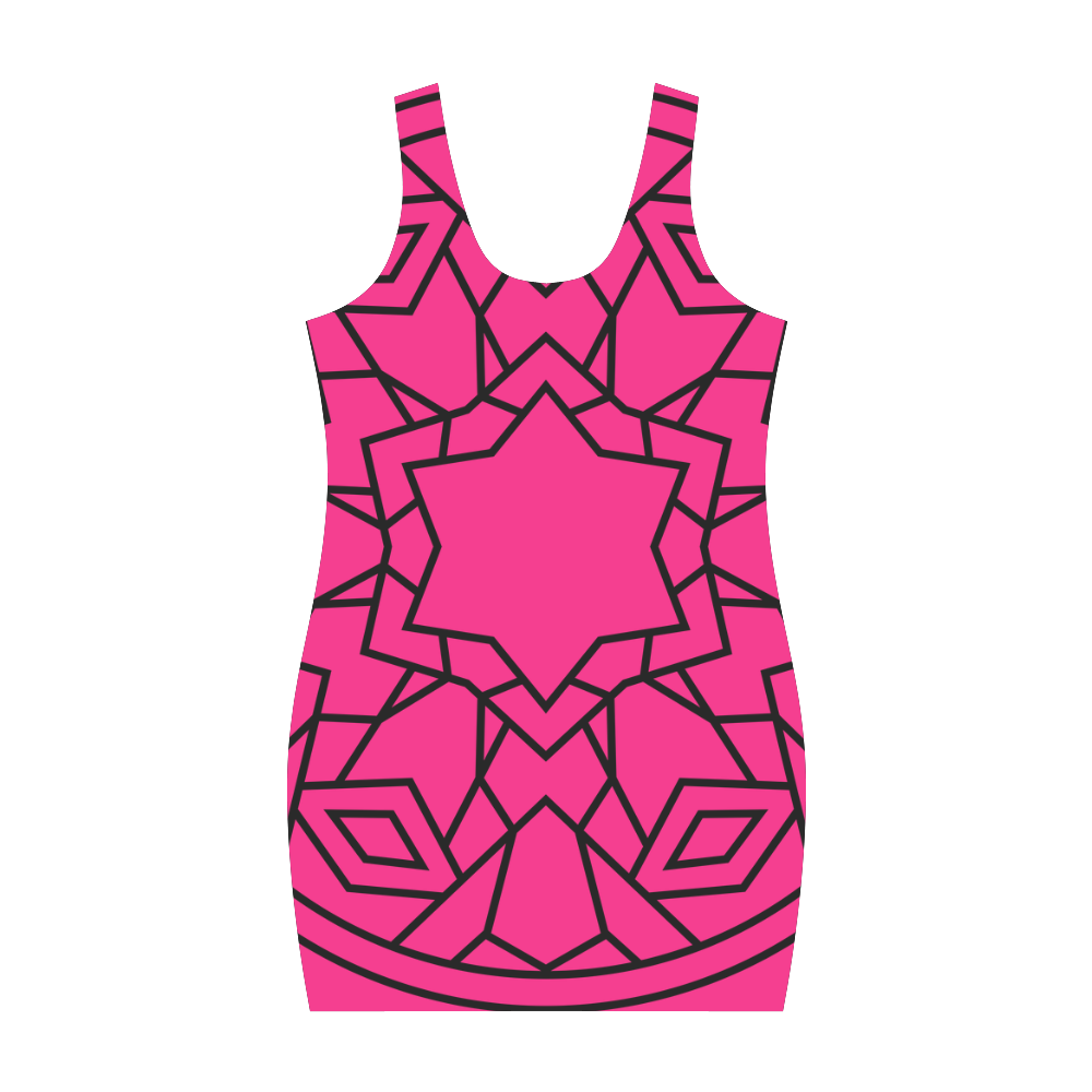 New in studio : Original line art hand-drawn designers dress / Designers tip : for night party! Medea Vest Dress (Model D06)