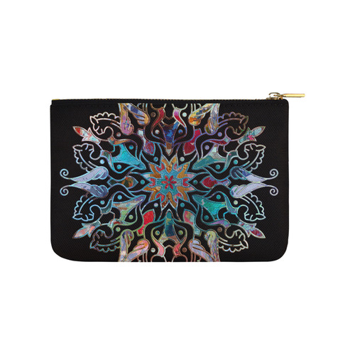 Ornaments MANDALA PONY multicolored Carry-All Pouch 9.5''x6''