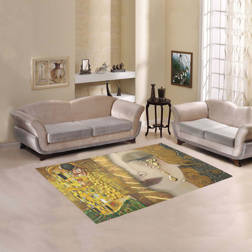 My Klimt Serie : Gold Area Rug 5'3''x4'