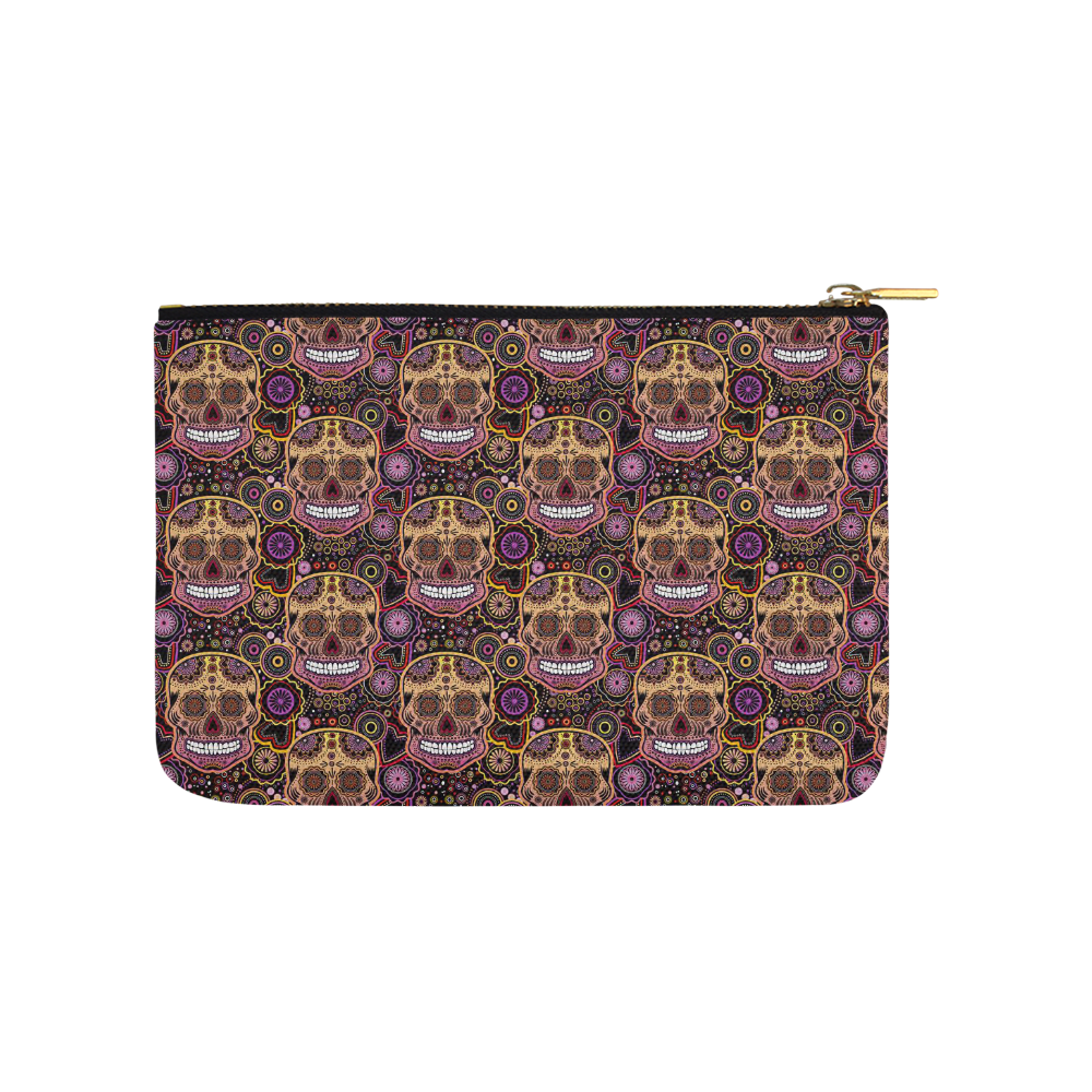 candy sugar skull Carry-All Pouch 9.5''x6''