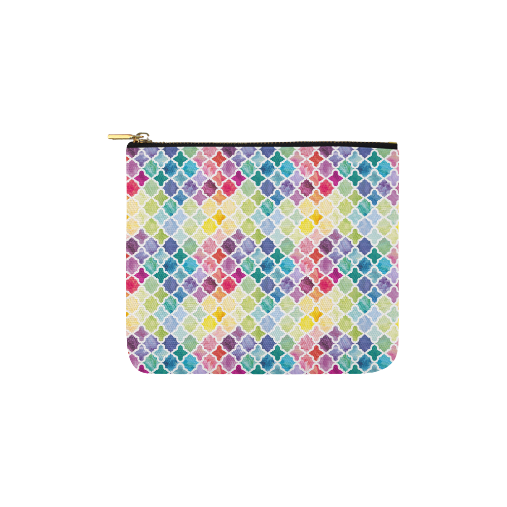 watercolor pattern Carry-All Pouch 6''x5''