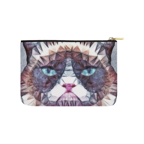 grouchy cat Carry-All Pouch 9.5''x6''