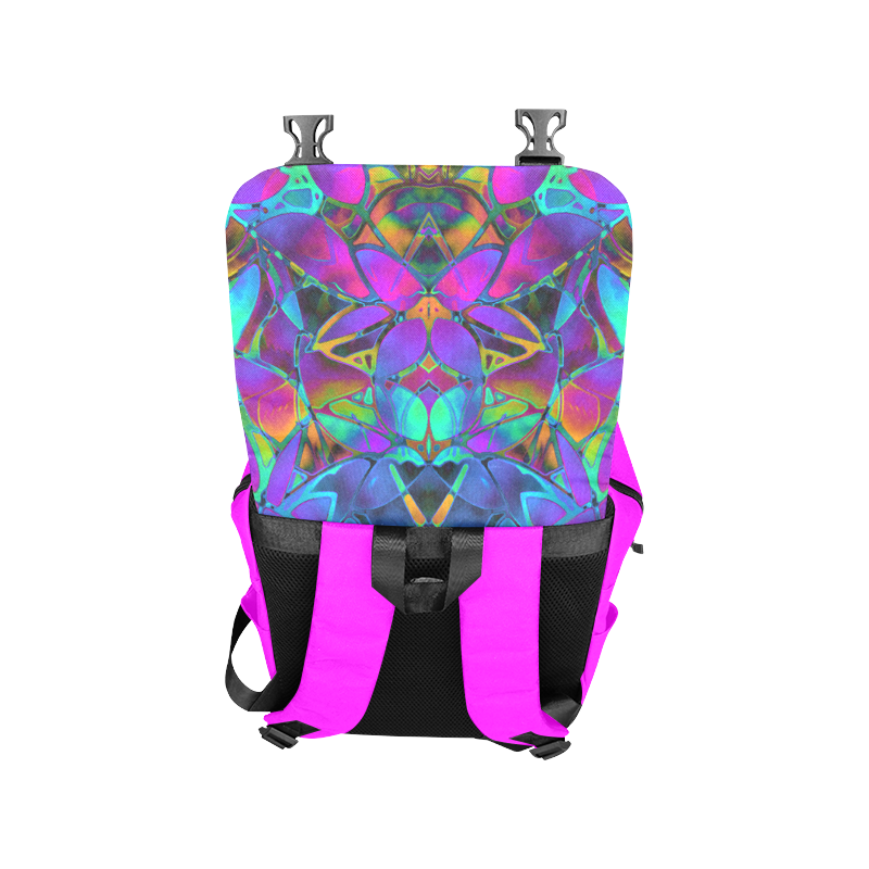 Floral Fractal Art G308 Casual Shoulders Backpack (Model 1623)