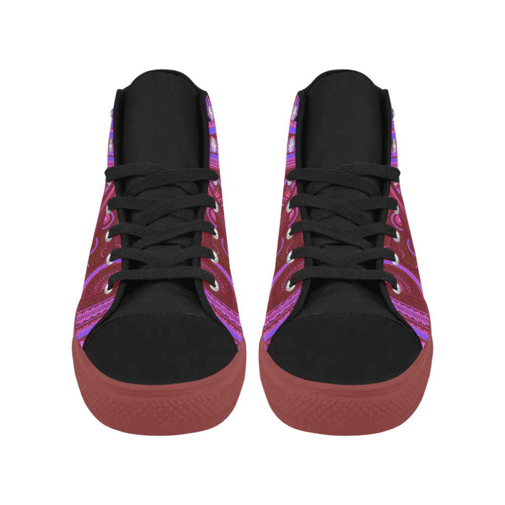 ARABESQUE Aquila High Top Microfiber Leather Women's Shoes (Model 032)