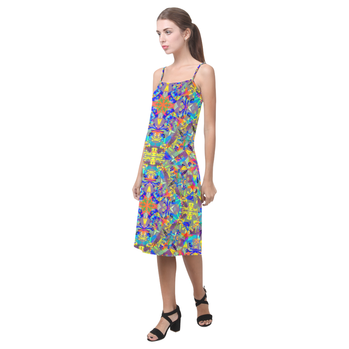 FunanimalsRainforestsw1963 Alcestis Slip Dress (Model D05)
