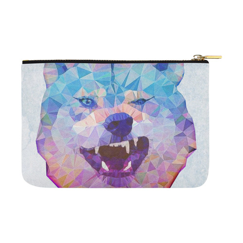 abstract wolf Carry-All Pouch 12.5''x8.5''