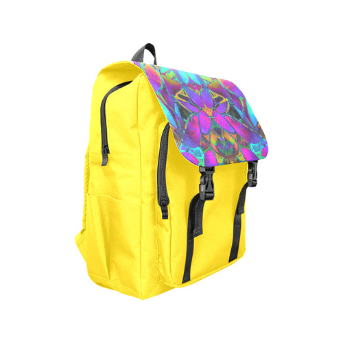 Floral Fractal Art G308 Casual Shoulders Backpack (Model 1623)