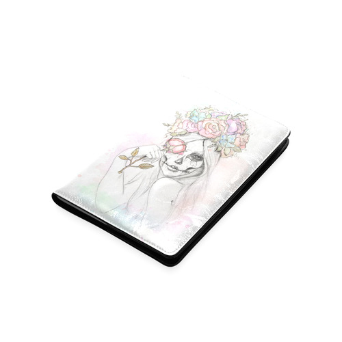 Boho Queen, skull girl, watercolor woman Custom NoteBook A5