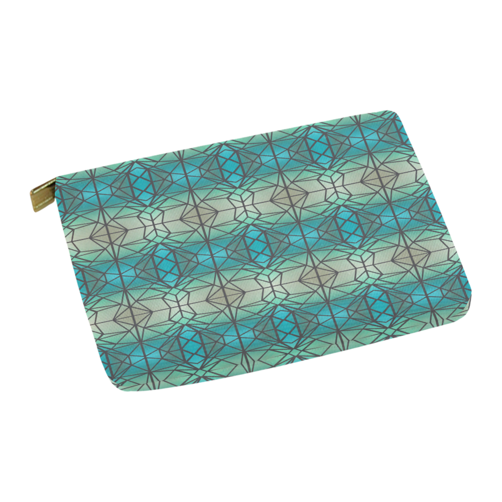 Stained glass pattern Carry-All Pouch 12.5''x8.5''