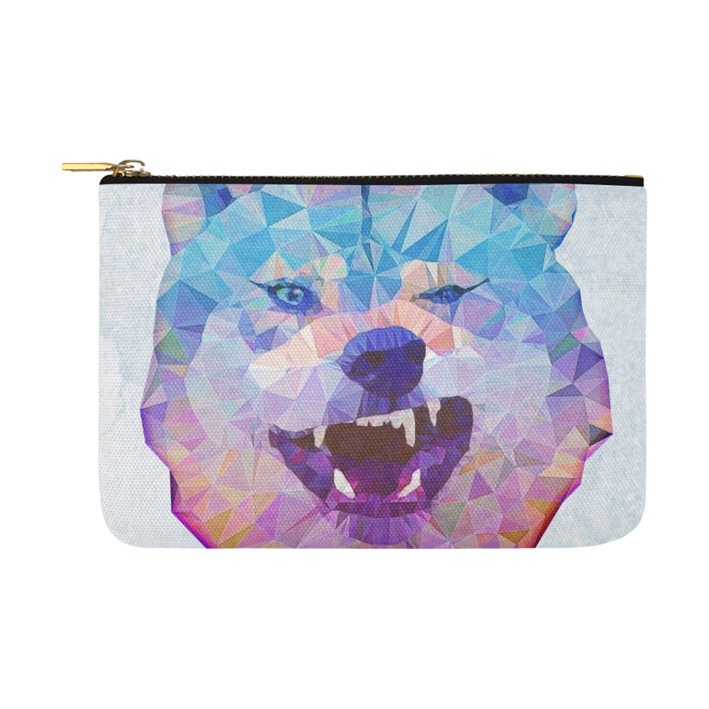 abstract wolf Carry-All Pouch 12.5''x8.5''