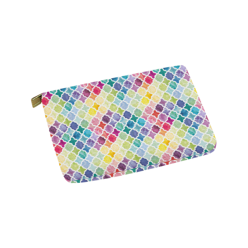 watercolor pattern Carry-All Pouch 9.5''x6''