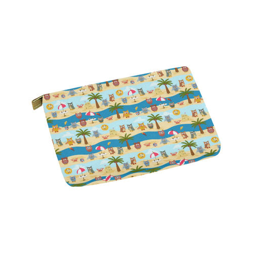 summer owls Carry-All Pouch 9.5''x6''
