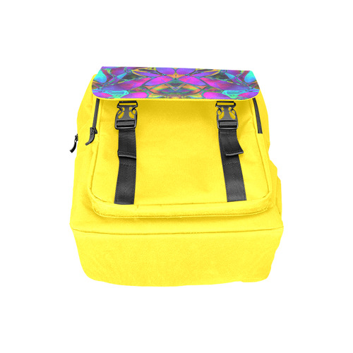 Floral Fractal Art G308 Casual Shoulders Backpack (Model 1623)