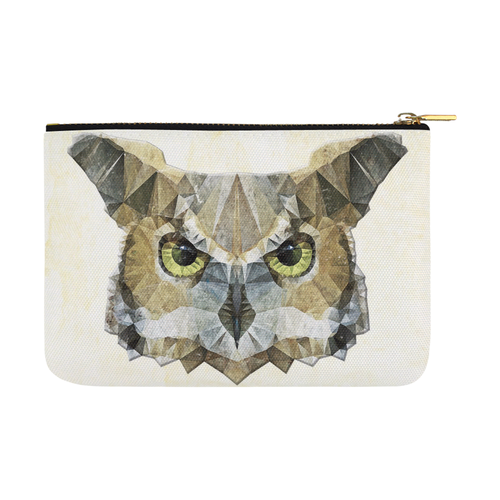polygon owl Carry-All Pouch 12.5''x8.5''