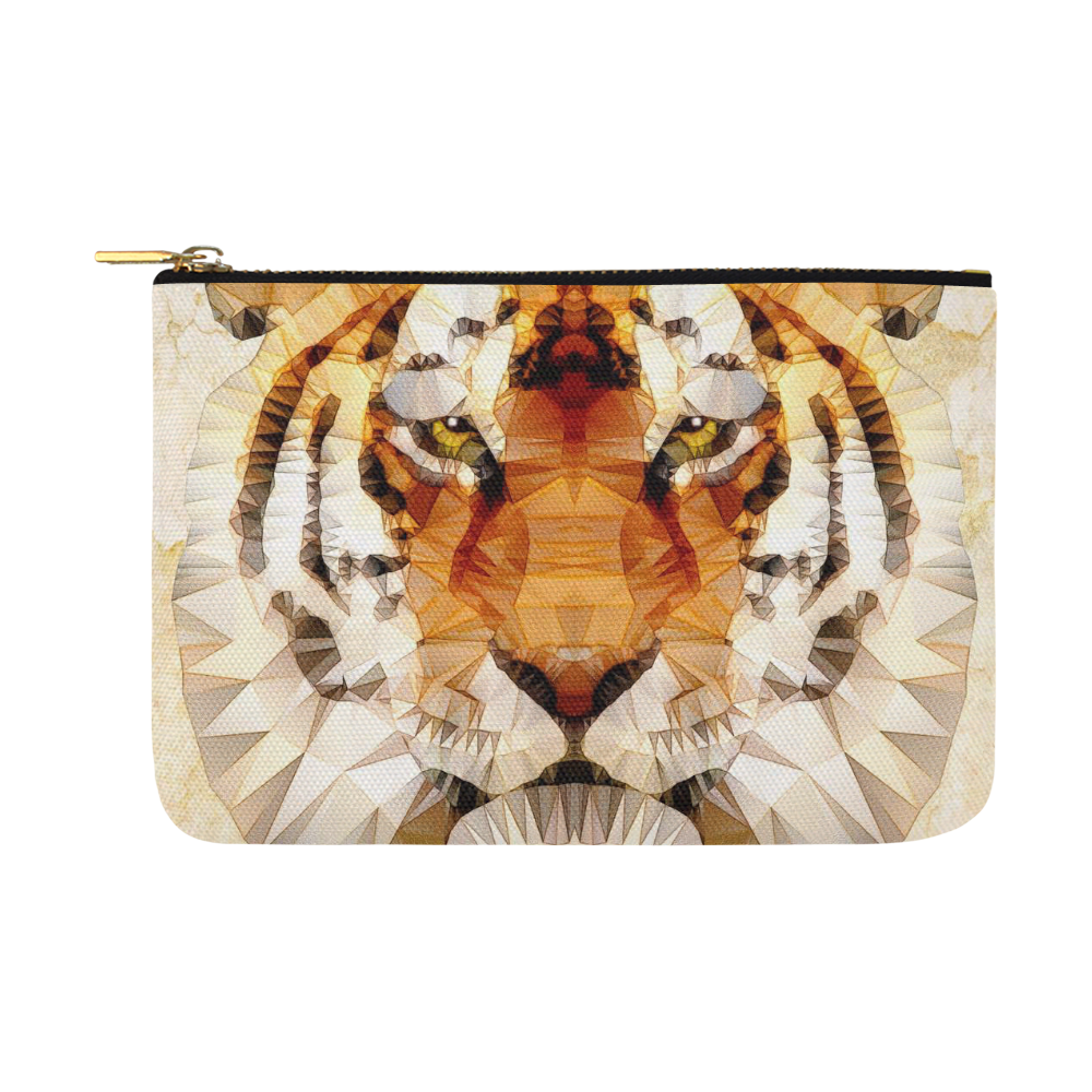 abstract tiger Carry-All Pouch 12.5''x8.5''
