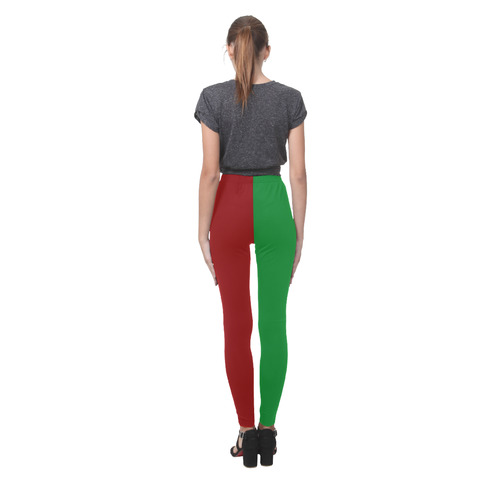 Christmas Red and Green Cassandra Women's Leggings (Model L01)