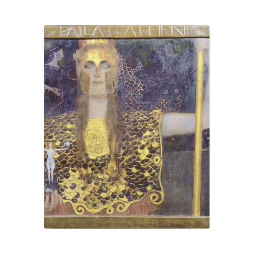 Gustav Klimt - Pallas Athene Duvet Cover 86"x70" ( All-over-print)