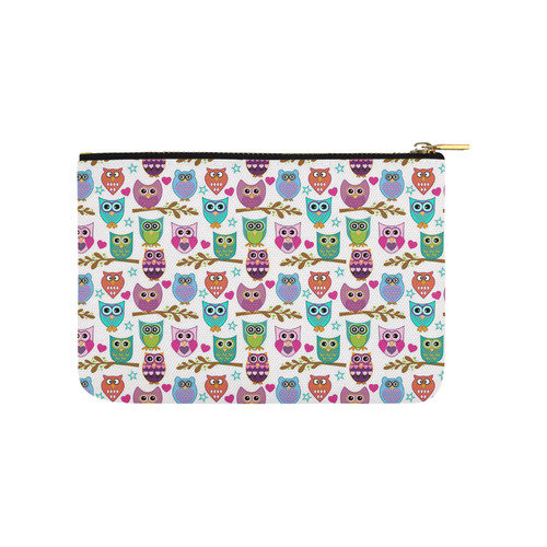 happy owls Carry-All Pouch 9.5''x6''