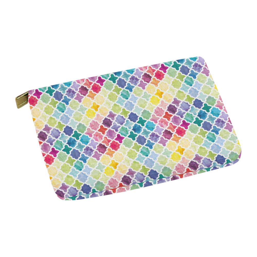 watercolor pattern Carry-All Pouch 12.5''x8.5''