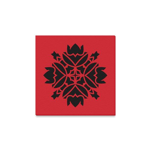 New poster edition : Black and red. Designers shop arrivals for 2016 Canvas Print 12"x12"