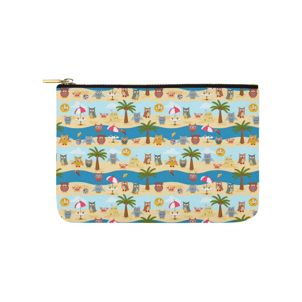 summer owls Carry-All Pouch 9.5''x6''