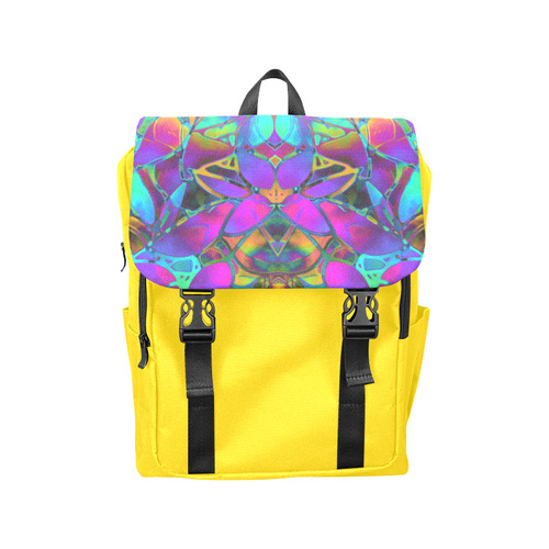 Floral Fractal Art G308 Casual Shoulders Backpack (Model 1623)