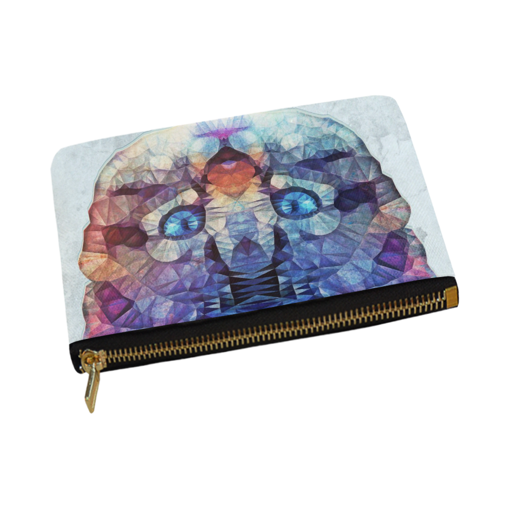 abstract kitten, cat Carry-All Pouch 12.5''x8.5''