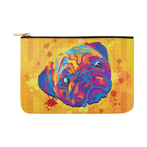 pop art pug Carry-All Pouch 12.5''x8.5''