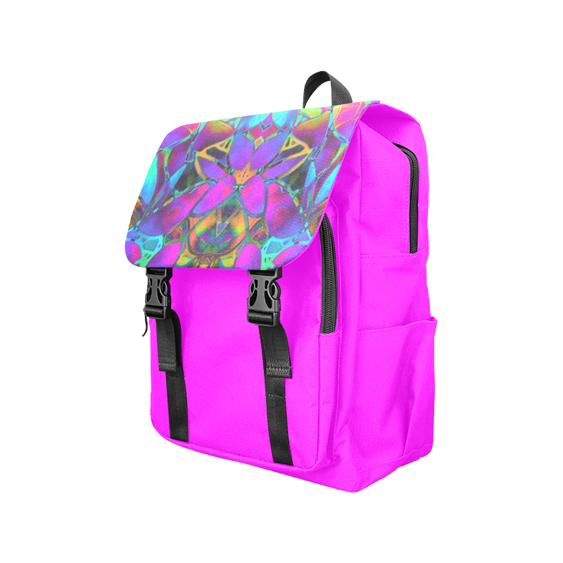 Floral Fractal Art G308 Casual Shoulders Backpack (Model 1623)