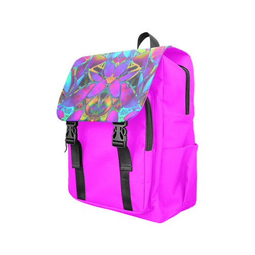 Floral Fractal Art G308 Casual Shoulders Backpack (Model 1623)