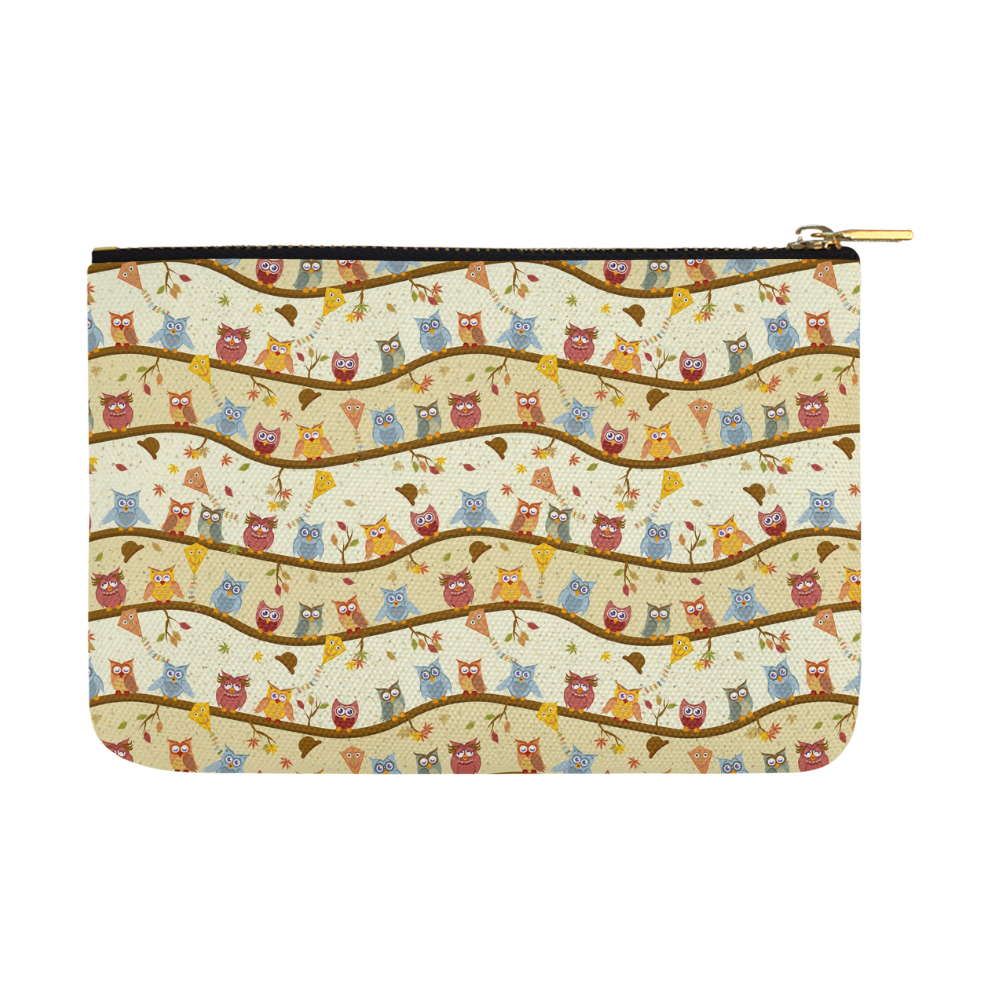 autumn owls Carry-All Pouch 12.5''x8.5''