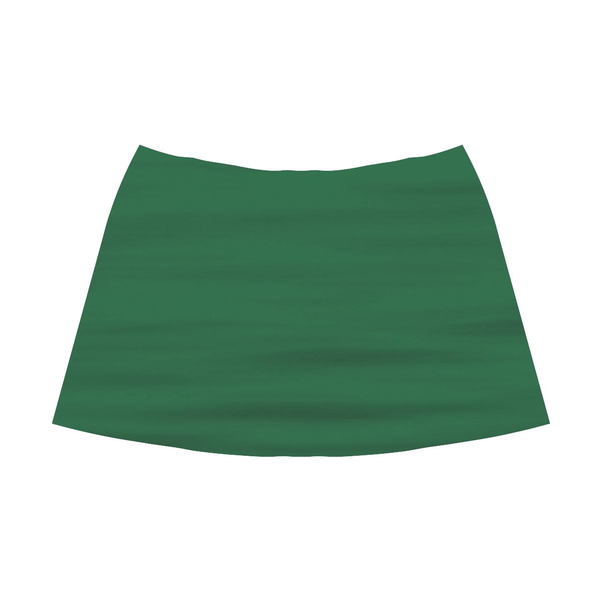 Green Water Mnemosyne Women's Crepe Skirt (Model D16)