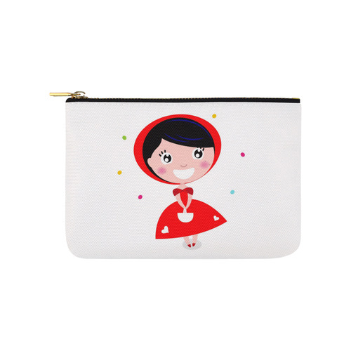 Original vintage bag : With hand-drawn Red riding hood. Collection 2016 available Carry-All Pouch 9.5''x6''