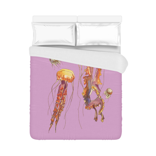 world of jellyfish Duvet Cover 86"x70" ( All-over-print)