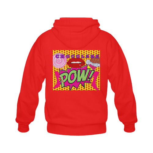 POW Fit Gildan Full Zip Hooded Sweatshirt (Model H02)