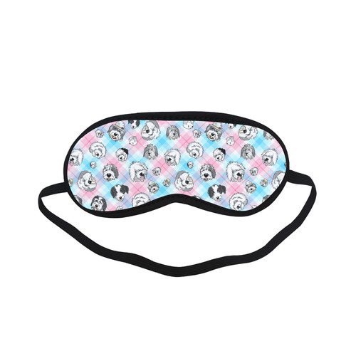 Plaid Sheepies-PINK & BLUE Sleeping Mask