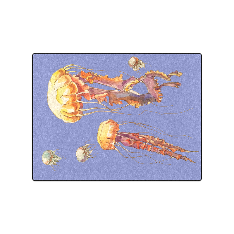 world of jellyfish Blanket 50"x60"