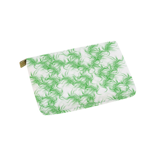 Smoke Green Flames Carry-All Pouch 9.5''x6''